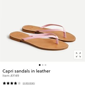 J.crew Sandals Pink In leather
